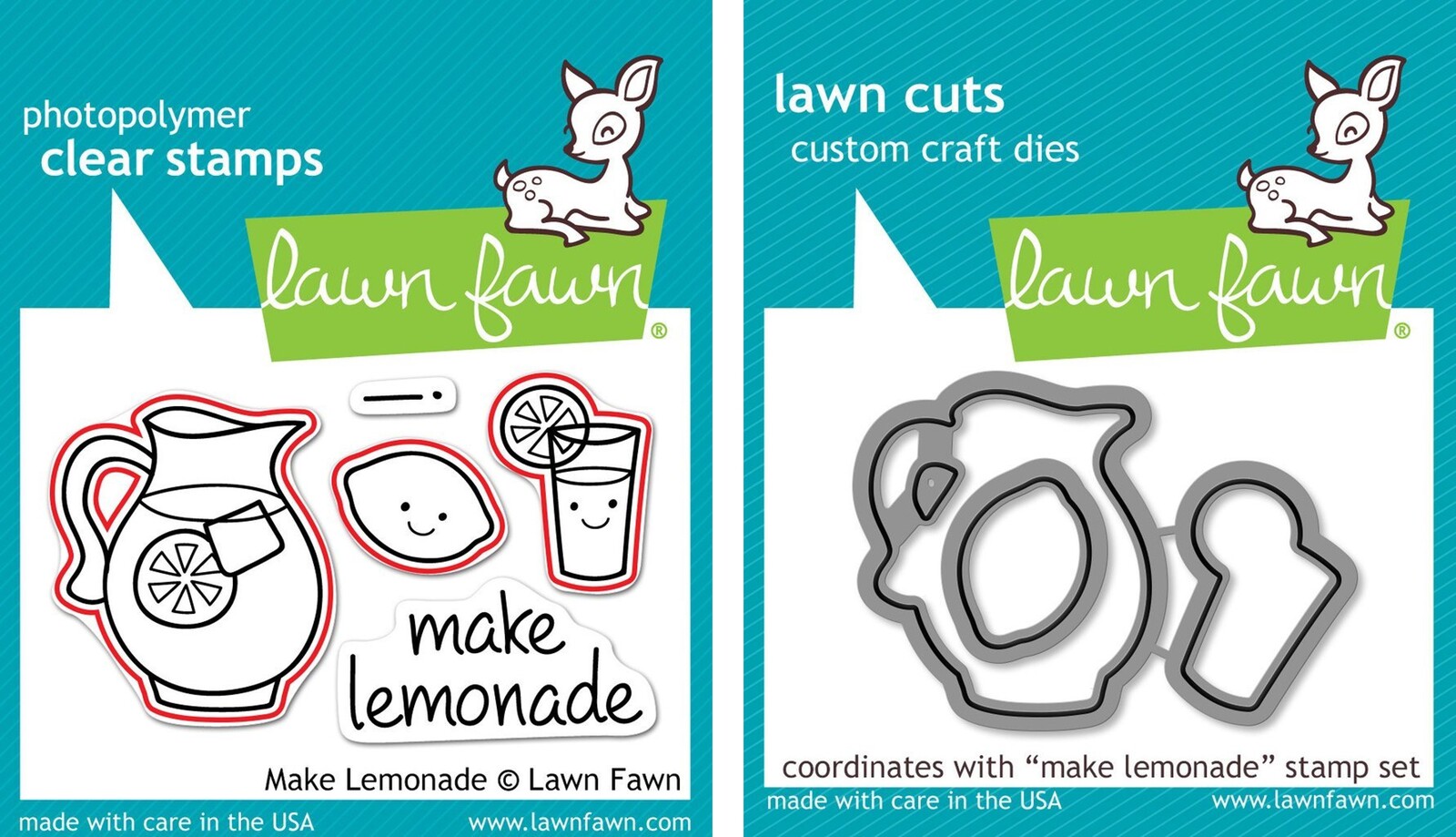 Lawn Fawn Make Lemonade Stamp+Die Bundle