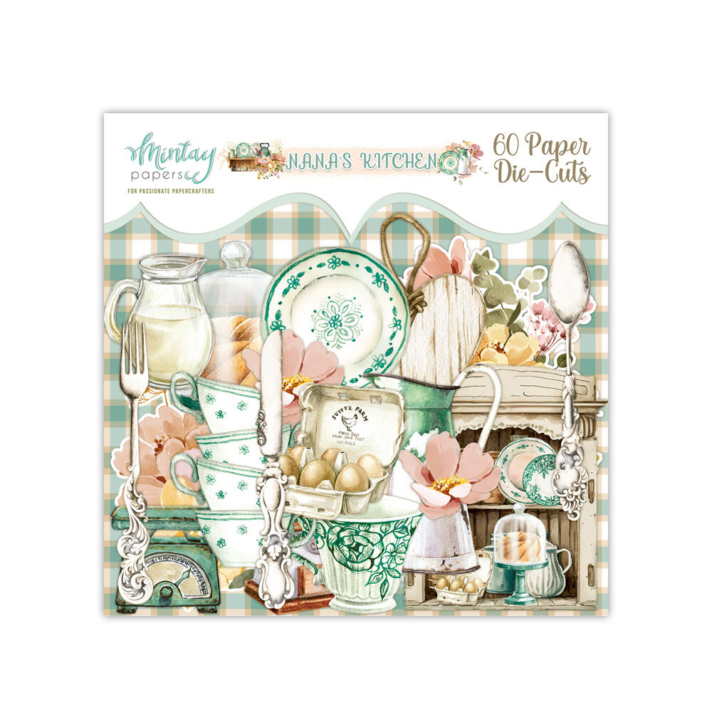 Mintay Papers Die Cuts 60/Pkg Nana’s Kitchen