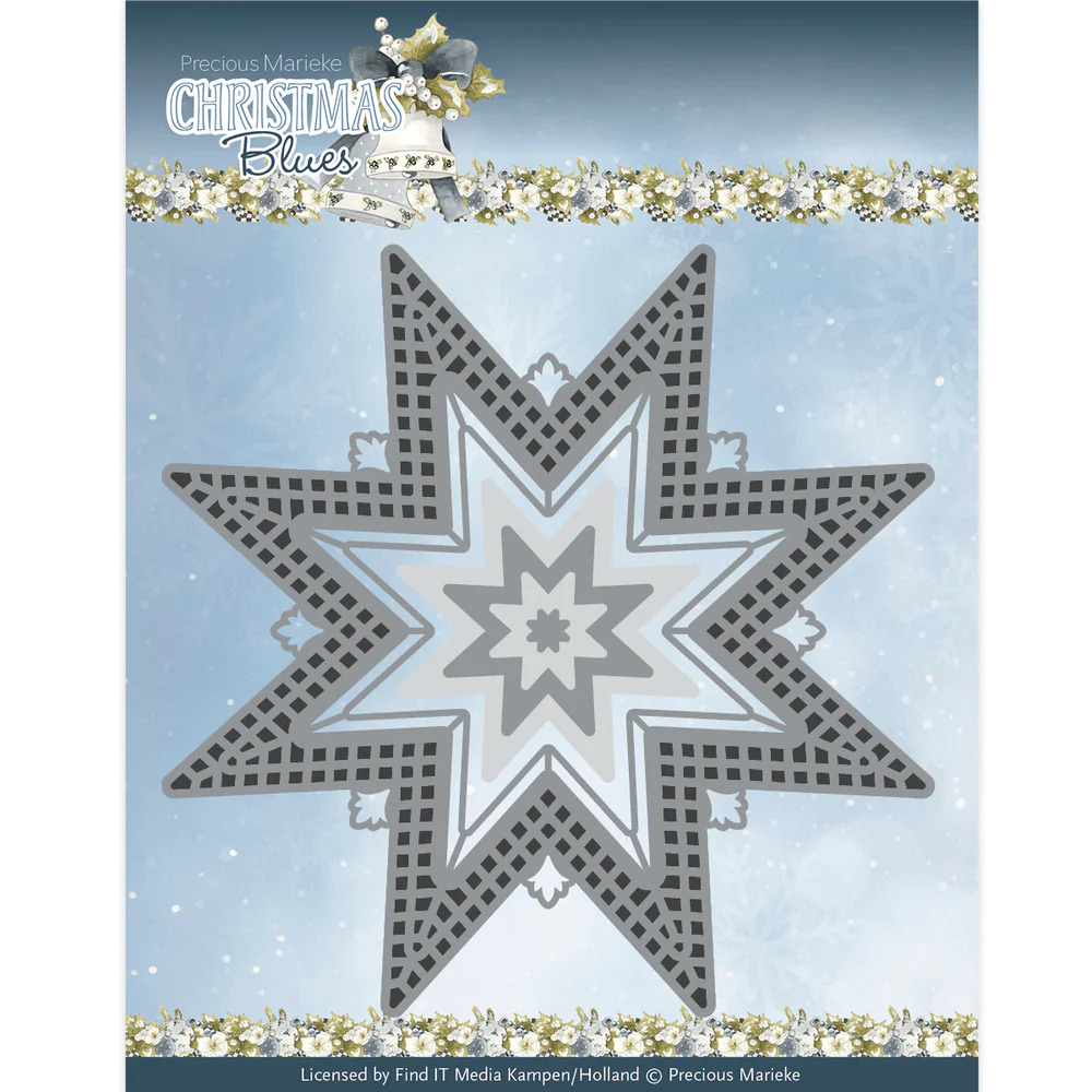 Precious Marieke Die - Christmas Blues - Christmas Star - PM10257