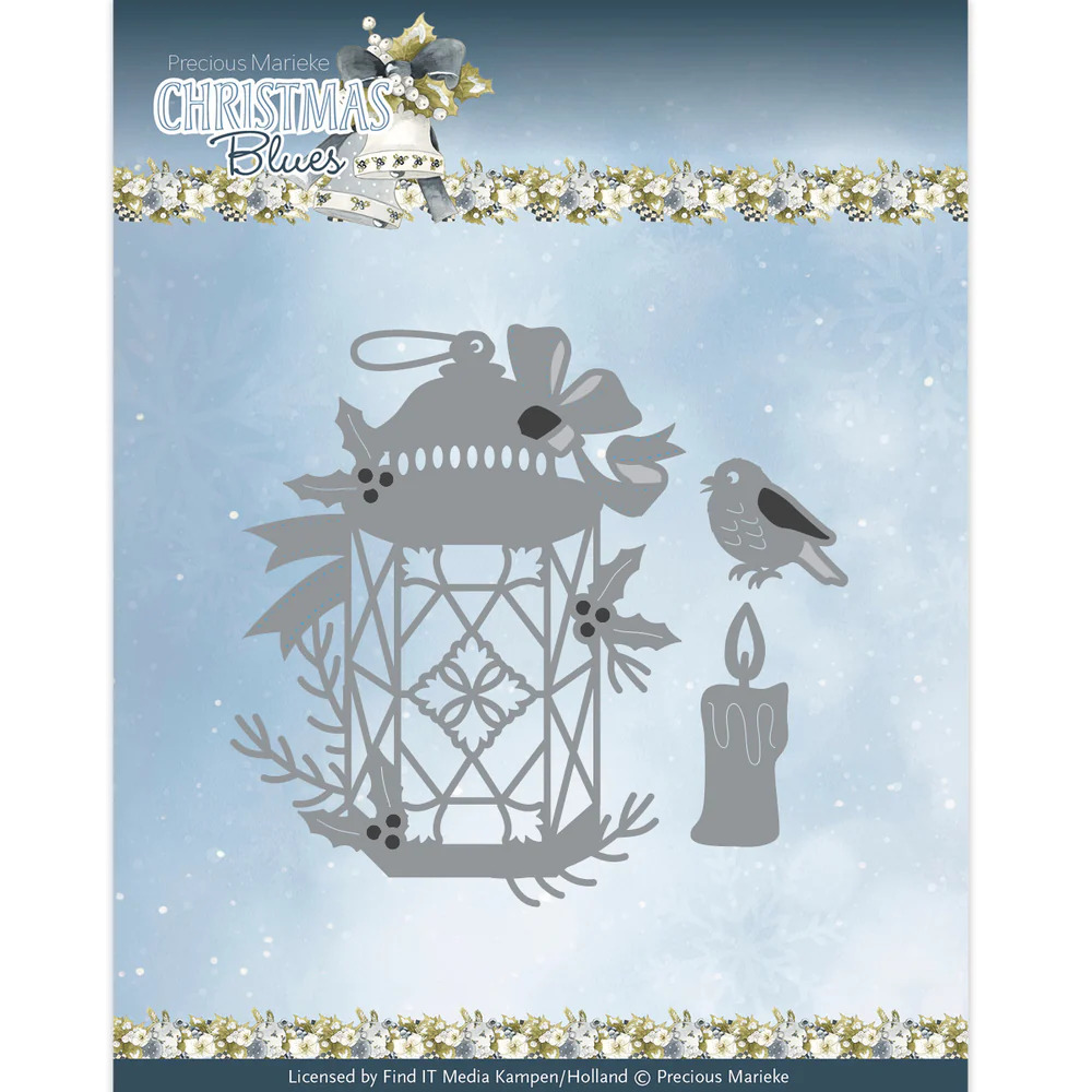 Precious Marieke Die - Christmas Blues - Christmas Lantern - PM10260