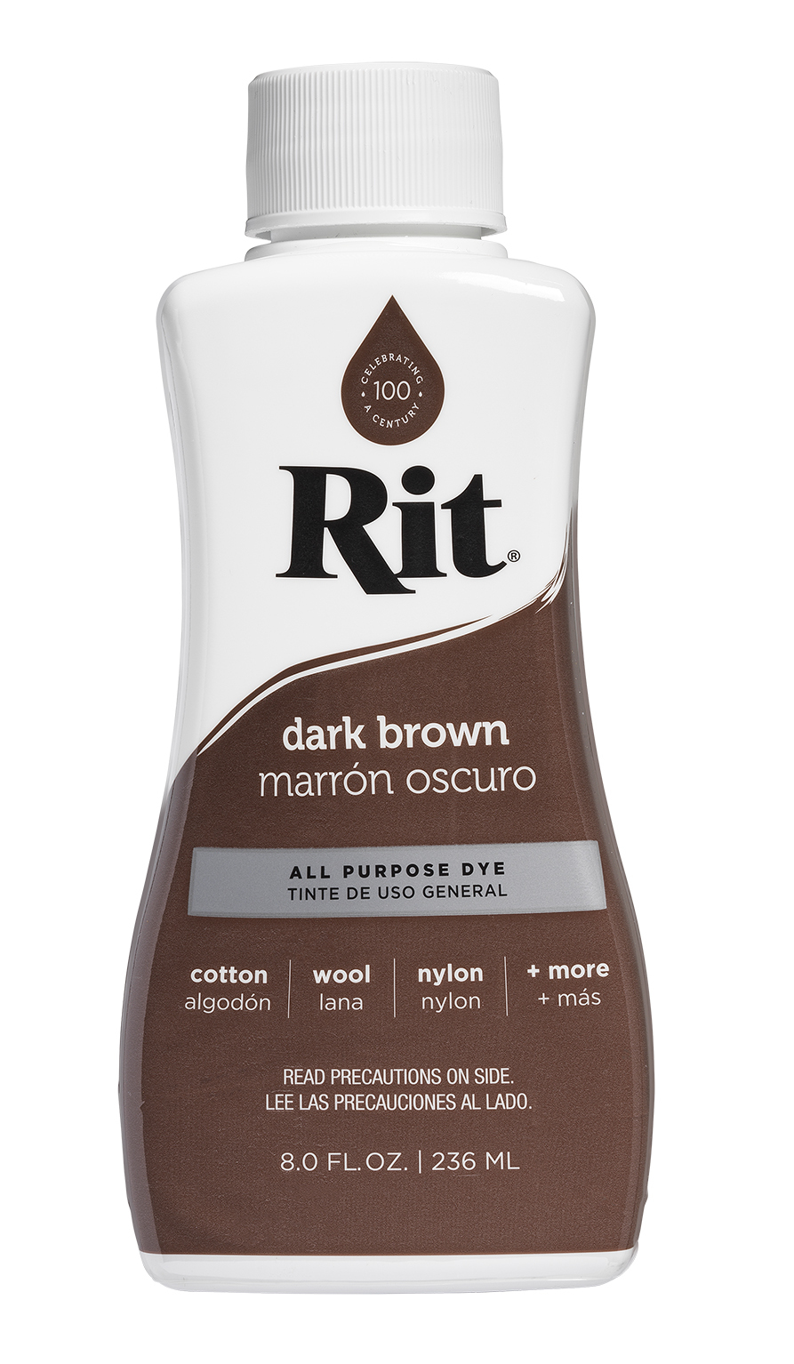 Rit Dye Liquid 236ml Dark Brown