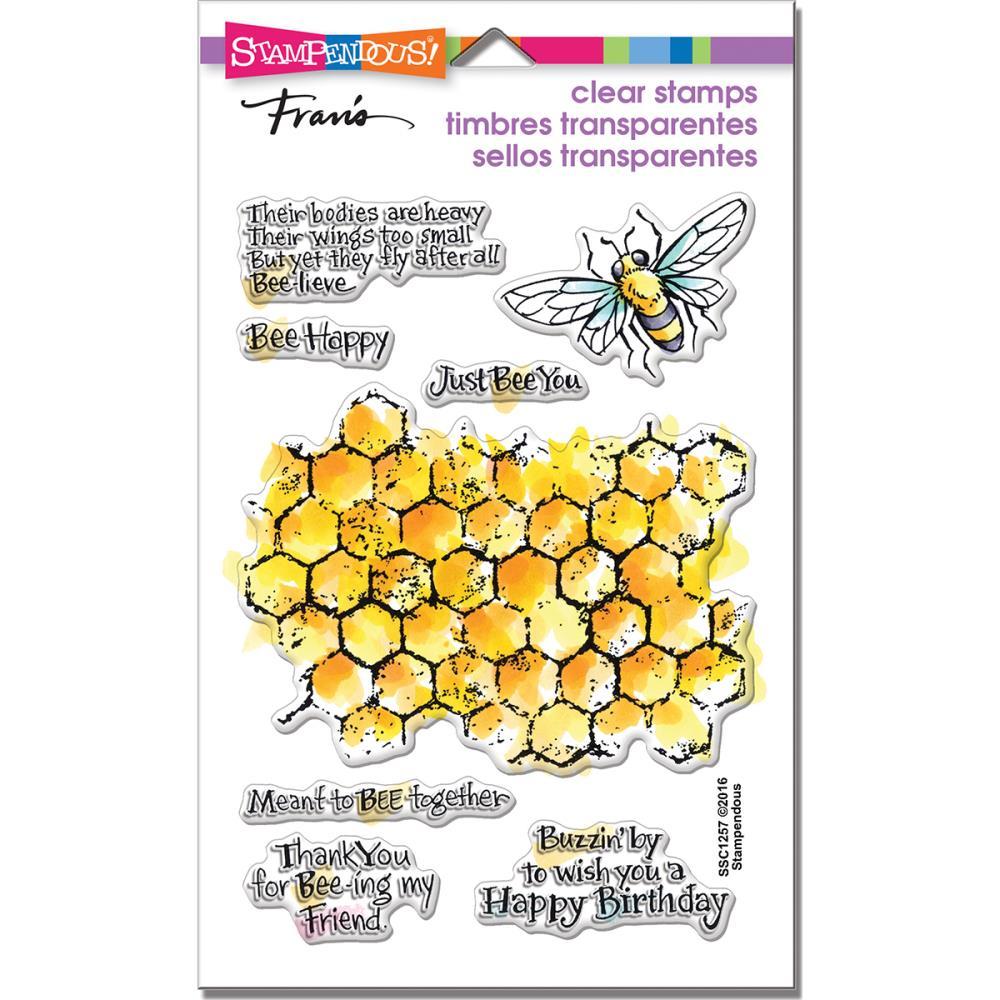 Stampendous Fran's Clear Stamps Honeycomb Wishes 