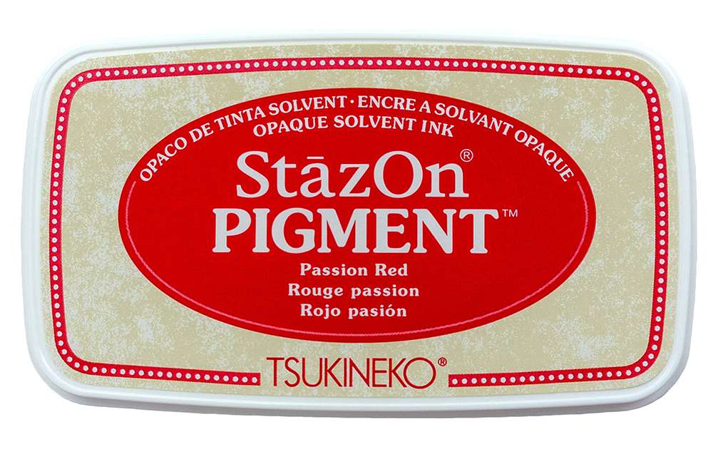 StazOn Pigment Ink Pad Passion Red