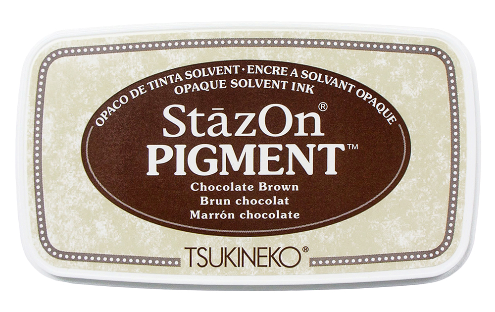 StazOn Pigment Ink Pad Chocolate Brown