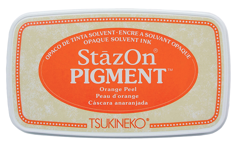 StazOn Pigment Ink Pad Orange Peel