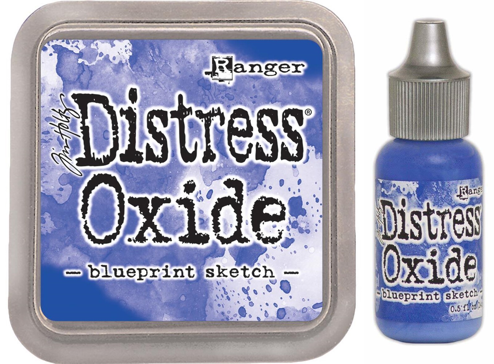 Tim Holtz Distress Oxide Ink Pad + Reinker Blueprint Sketch