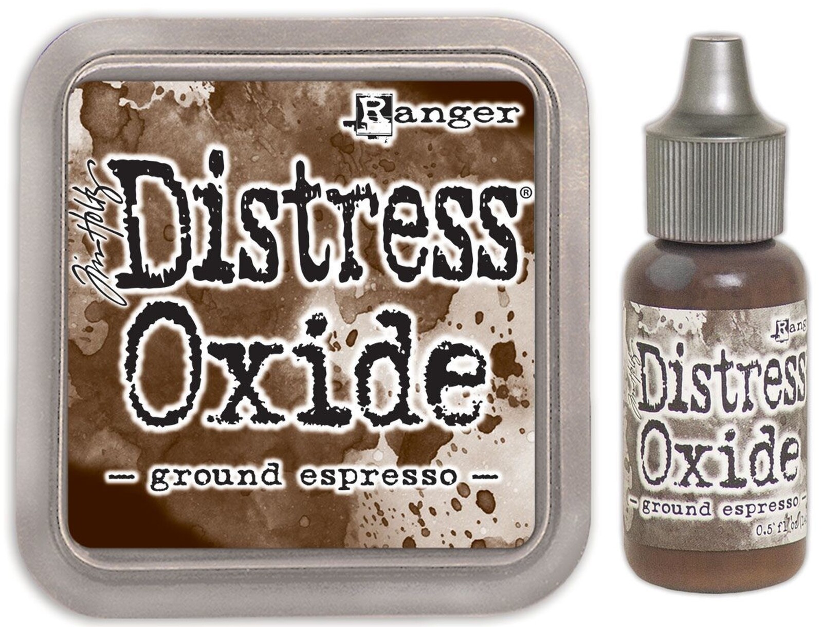Tim Holtz Distress Oxide Ink Pad + Reinker Ground Espresso