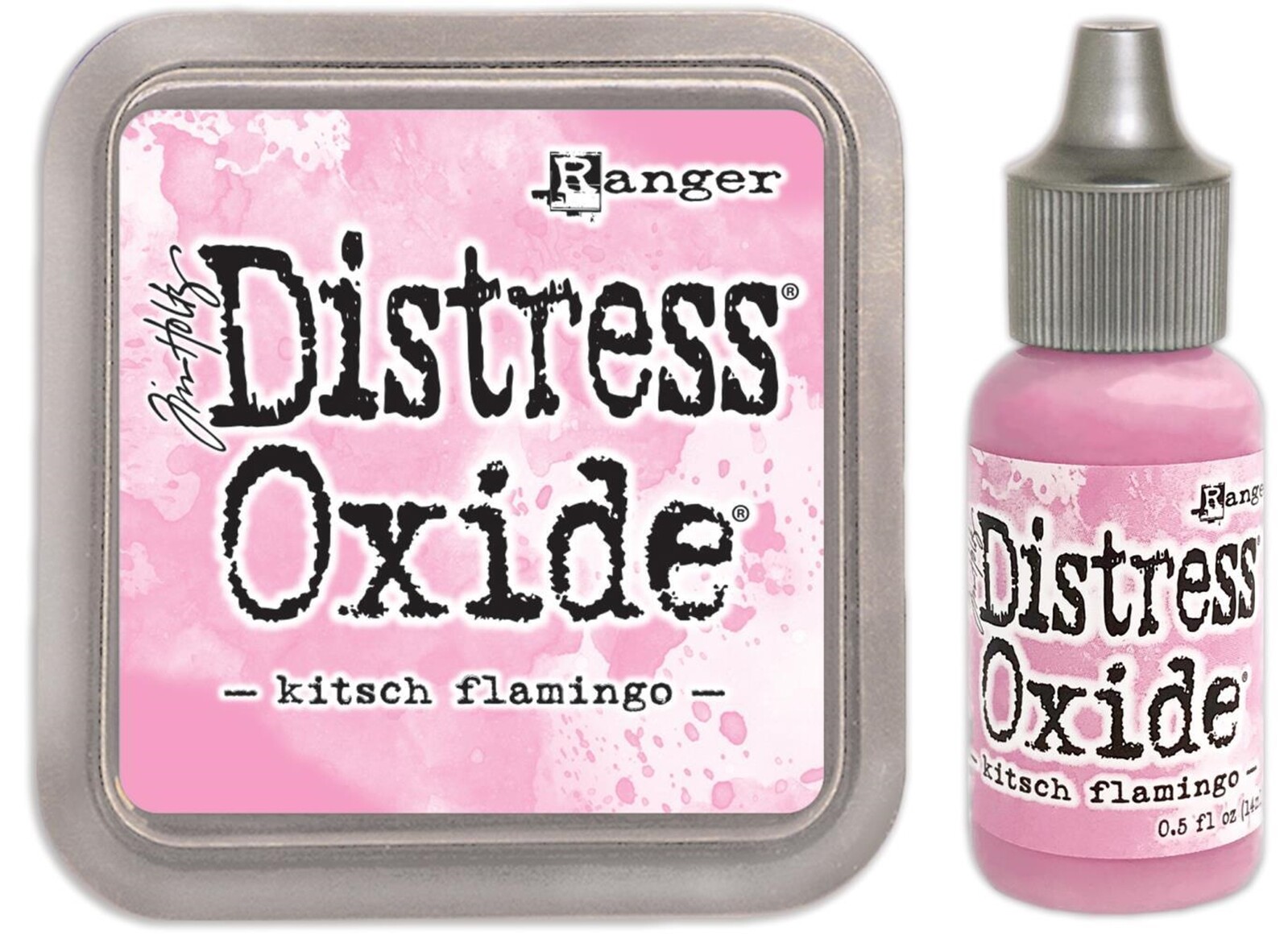Tim Holtz Distress Oxide Ink Pad + Reinker Kitsch Flamingo