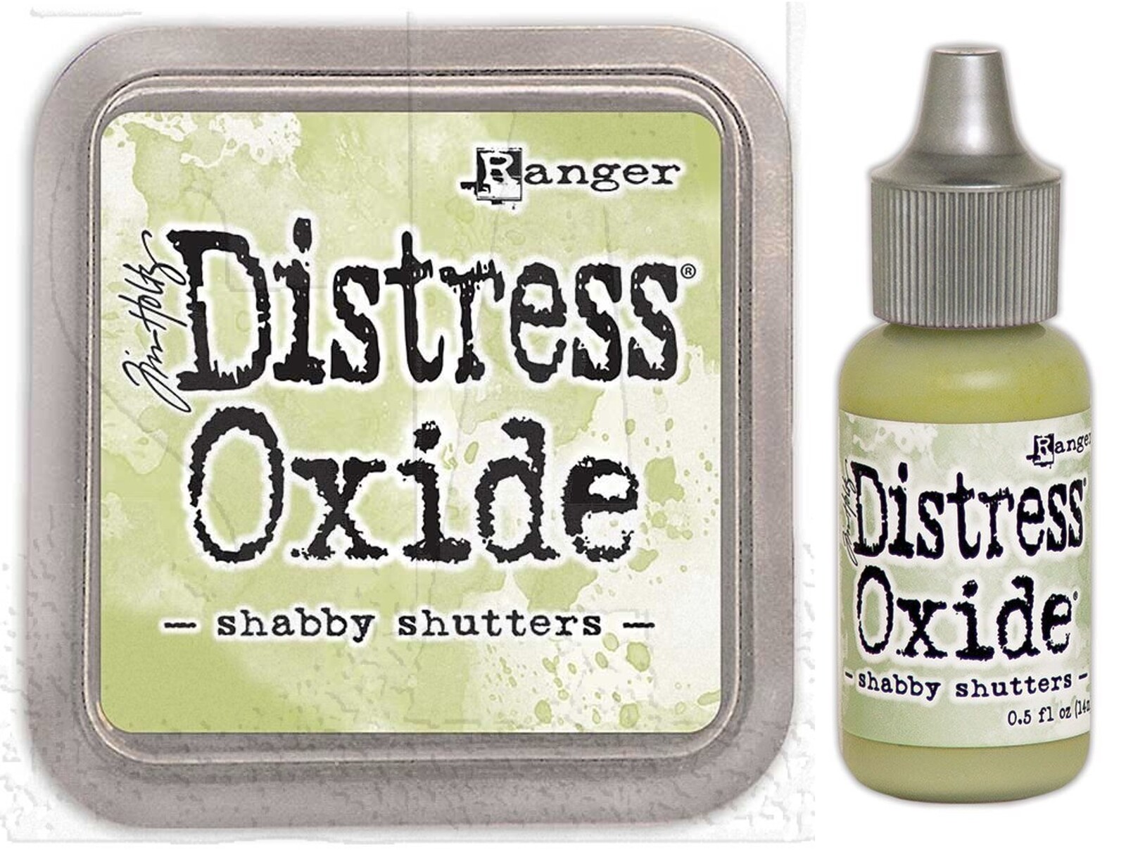 Tim Holtz Distress Oxide Ink Pad + Reinker Shabby Shutters