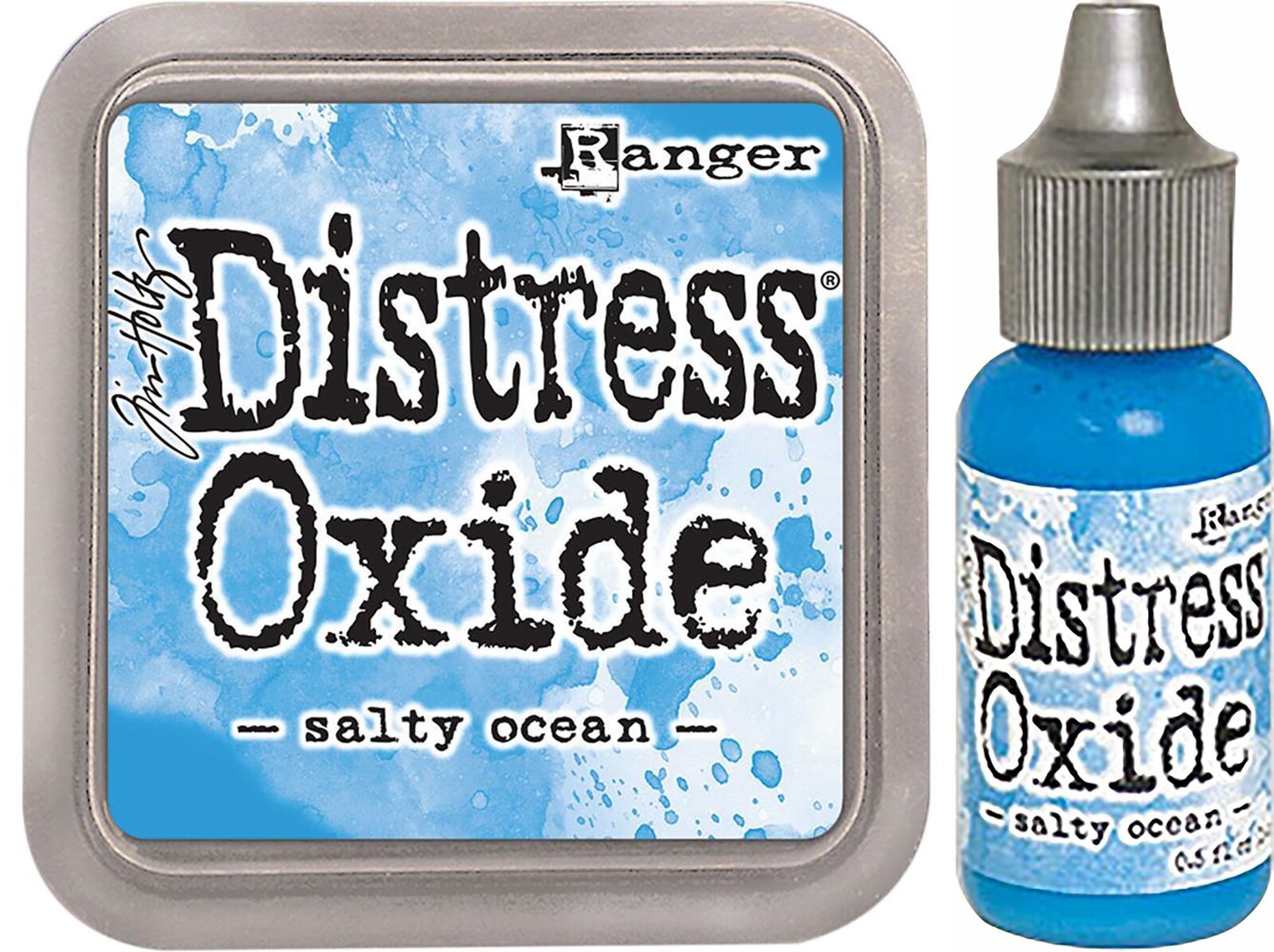 Tim Holtz Distress Oxide Ink Pad + Reinker Salty Ocean