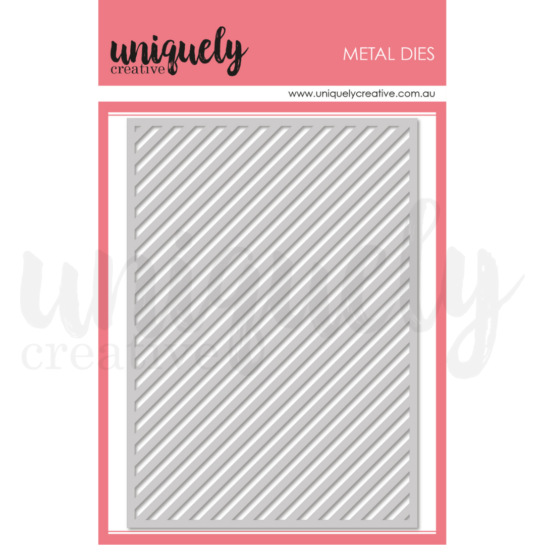 Uniquely Creative Candy Stripe Cover Plate Die