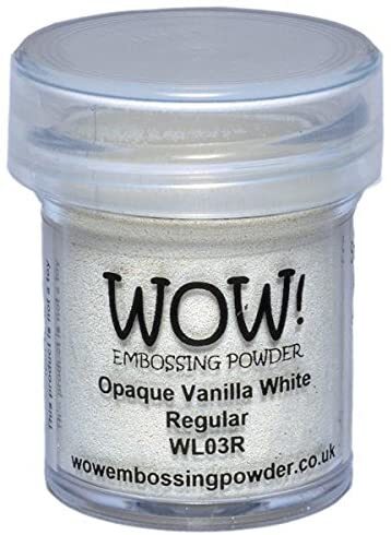 WOW! Embossing Powder 15ml Opaque Vanilla White Regular