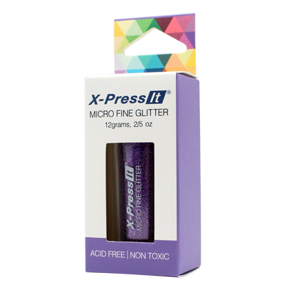 X-Press It Micro Fine Glitter 12gms Violet