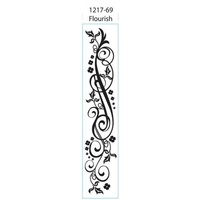 DARICE Embossing Folder - Border 6.4cm x 30cm - Flourish FREE SHIPPING