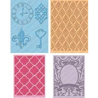 CUTTLEBUG Embossing Folder Set Teresa Collins Timeless 2 x A2 and 2 5x7