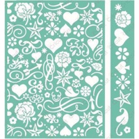 CUTTLEBUG Embossing Folder Anna Griffin Smitten Pavilion Border Set 5x7