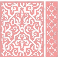 CUTTLEBUG Embossing Folder Anna Griffin Elaborate Quatrefoil Border Set A2