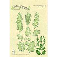 Lea'bilities Leane Creative Die - Holly Leaves and Pine Branches FREE SHIPPING