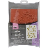 Sizzix Textured Impressions Stamp & Emboss Set Hero Arts Silhouette Vines 657772