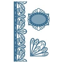 Sue Wilson Dies French Collection Corner, Border and Tags Dies CED2102