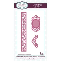 Sue Wilson Dies Caribbean Island Collection Corner, Border and Tags CED5202