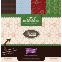 Core Impressions Jillibean Soup Collection 12x12 Embossed ColorCore Cardstock by Core'dinations 20 sheets