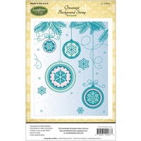 Justrite Stamp Ornament Background Stamp 4 1/2 x 5 3/4 FREE SHIPPING