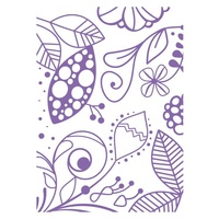 Couture Creations Embossing Folder 5x7 The Marriot Collection Great Fubu