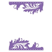 Couture Creations Embossing Folder A2 4.25 x 5.5 The Marriot Collection Only One