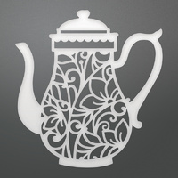 Couture Creations Dies Enchanted Tea Party Enchanted Tea Pot FREE SHIPPING