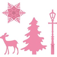 Marianne Design Collectables Dies Christmas Village Decoration COL1330