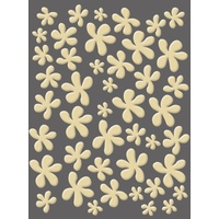 CRAFT CONCEPTS Embossing Folder Funky Flower 4.25 x 5.25 FREE SHIPPING