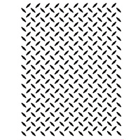 CRAFT CONCEPTS Embossing Folder Checker Plate 4.25 x 5.5 FREE SHIPPING