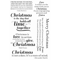 KaiserCraft Clear Stamps - Traditional Christmas CS193 FREE SHIPPING