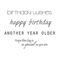 KaiserCraft Clear Stamps - Birthday Words Mini Clear Stamps CS913 FREE SHIPPING