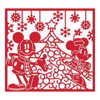 Tattered Lace Die Disney Vintage Mickey & Minnie Tapestry Die DIS0127DL029