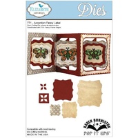 Elizabeth Craft Designs Dies - Pop It Up Accordion Fancy Label FREE SHIPPING