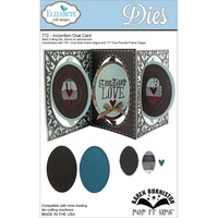 Elizabeth Craft Designs Dies - Pop It Up Accordion Oval Card FREE SHIPPING