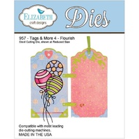 Elizabeth Craft Designs Dies - Tags and More 4 Flourish FREE SHIPPING