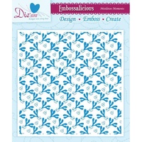 Crafter's Companion Die'sire Embossalicious 6x6 Embossing Folder Mistletoe Moments