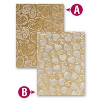 Spellbinders M-Bossabilities Embossing Folders Hearts EL-012 FREE SHIPPING