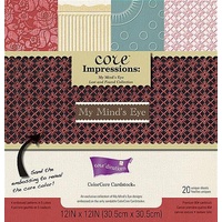 Core'dinations Core Impressions My Mind's Eye Lost & Found Cardstock Pad 12X12 20 sheets