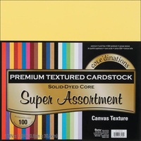 Core'dinations Value Pack Cardstock 12X12 100 Sheets - Canvas Texture FREE SHIPPING