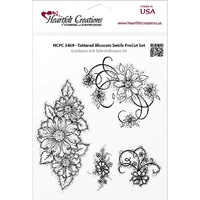 Heartfelt Creations Cling Stamps Tattered Blossom Swirls FREE SHIPPING