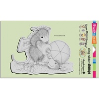 Stampendous Cling Rubber Stamps - House Mouse Sunblock Squirt FREE SHIPPING