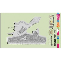 Stampendous Cling Rubber Stamps - House Mouse Kite Flight FREE SHIPPING