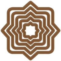 Justrite Spellbinders Dies Nested Medallion Labels JB10020 FREE SHIPPING