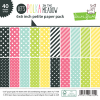 Lawn Fawn Petite Paper Pack 6x6 - Let's Polka in the Meadow LF1104 FREE SHIPPING