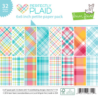 Lawn Fawn Petite Paper Pack 6x6 - Perfectly Plaid LF1114 FREE SHIPPING