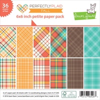 Lawn Fawn Petite Paper Pack 6x6 - Perfectly Plaid Fall LF1245 FREE SHIPPING